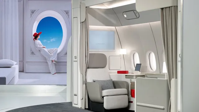 Air France unveils new first-class suite to compete in luxury market