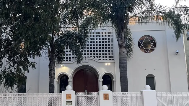 Rabbi's baby narrowly escapes injury after projectile thrown from car