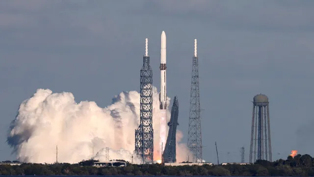 Blue Origin achieves historic booster landing after Mars mission launch