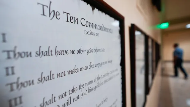 Federal judge strikes down Arkansas law mandating Ten Commandments display in schools