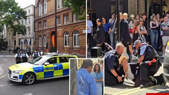 Woman arrested after stabbing four men in Covent Garden