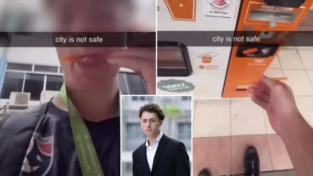 French student fined for licking vending machine straw in Singapore