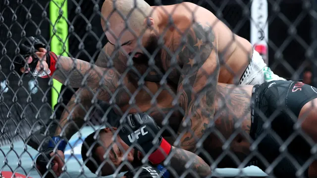 Sean Sharaf knocks out Olympic wrestling champion Gable Steveson in 12 seconds at UFC 331