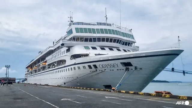 Villa Vie Odyssey cruise ship suspends global voyage over fuel costs, stranding passengers in Cambodia
