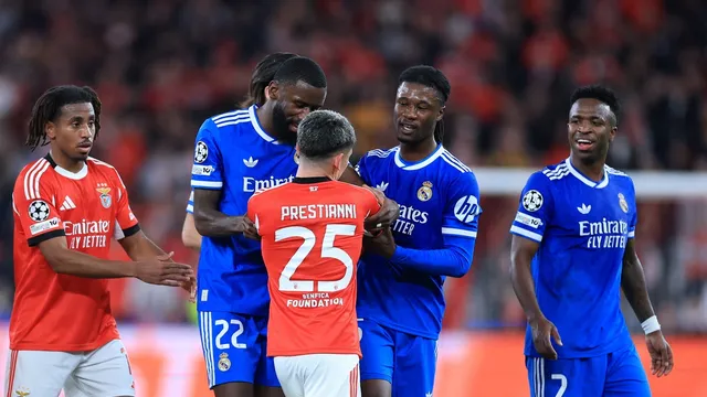 Gianluca Prestianni rejects claims of racially abusing Vinicius Junior