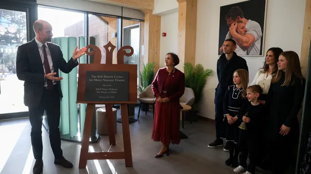 Prince William opens landmark MND centre in Leeds