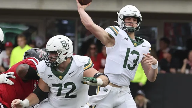 Sawyer Robertson leads Baylor to victory over Texas Tech in hometown