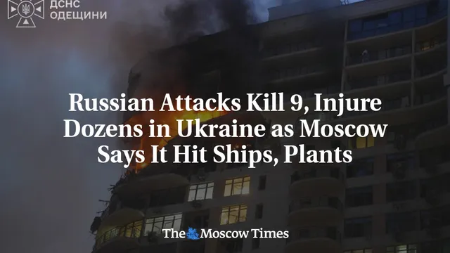 Russian airstrikes kill nine and injure dozens in Ukraine