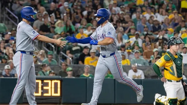 Langford's homer lifts Rangers past Athletics 5-3