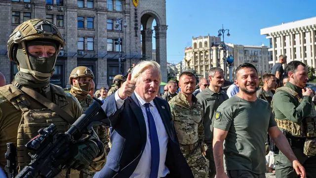 Boris Johnson supports European peacekeepers in Ukraine's conflict