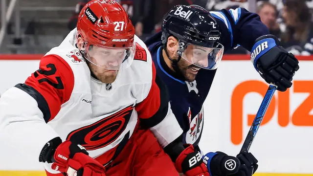 Nikolaj Ehlers scores power-play goal for Carolina Hurricanes in victory over Winnipeg Jets