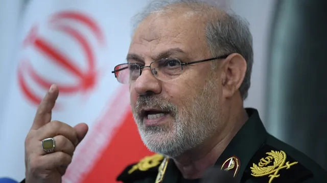 Iran's military chief says US warships barred from Persian Gulf, Trump will 'take that dream to his grave'