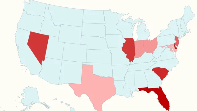 Foreclosure filings surge as Florida leads the nation
