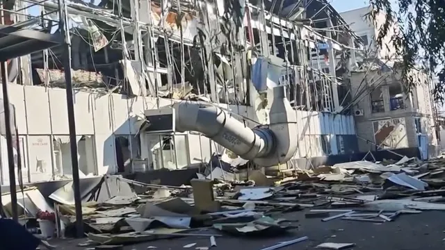 Russian drones strike Moldova border crossing, traffic halted