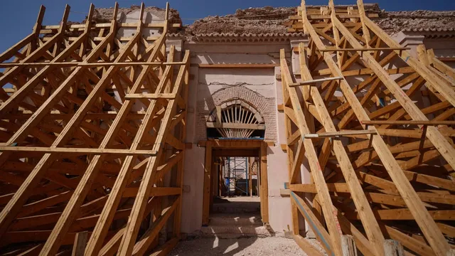 Morocco's Tinmel Mosque Rebuilds After 2023 Earthquake
