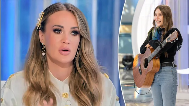 Carrie Underwood tears up during emotional audition tribute