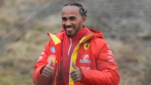 Lewis Hamilton crashes Ferrari car during testing in Barcelona