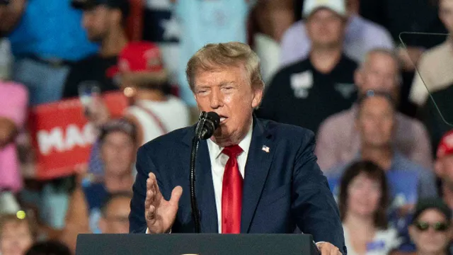 Trump tells supporters to vote as if he's on the ballot