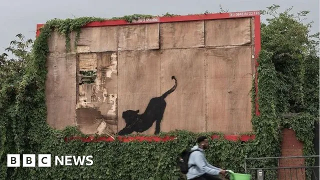 Banksy's New Cat Art in London
