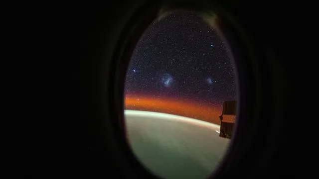 NASA astronaut captures stunning images of nearby galaxies from space