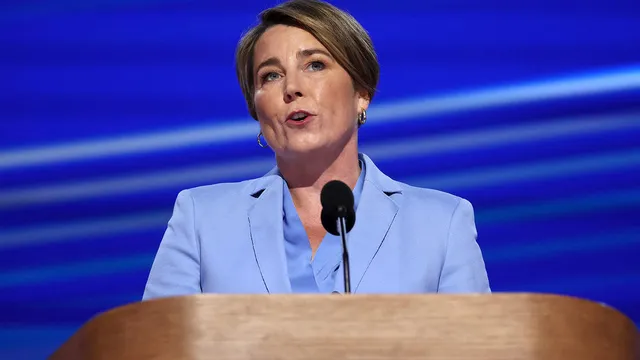 Massachusetts Governor Speaks at DNC
