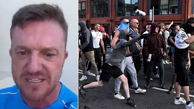 Clashes Erupt Between Tommy Robinson Supporters and Police in the UK
