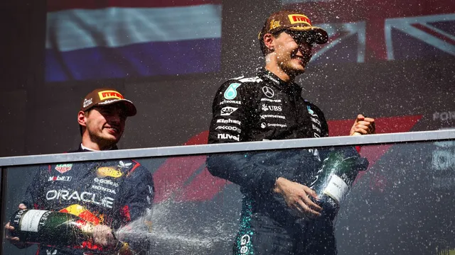 George Russell insists he’s not leaving Mercedes despite Verstappen rumors