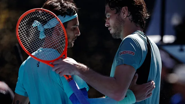 Musetti retires while leading against Djokovic in Australian Open quarter-finals