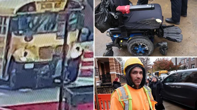 School bus pins wheelchair-bound woman under wheels in shocking incident