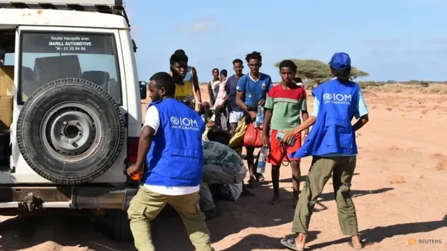 UN agency reports 109 migrants dead and 116 missing after boat capsizes off Djibouti en route to Yemen