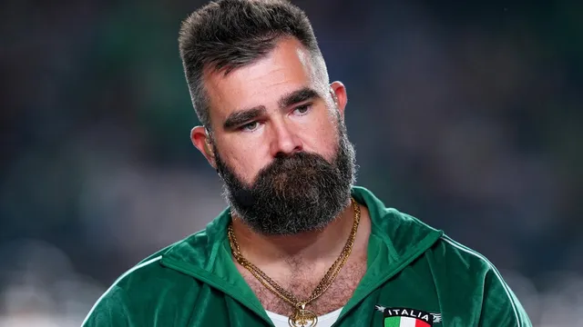Jason Kelce supports both the Eagles and brother Travis in Super Bowl LIX