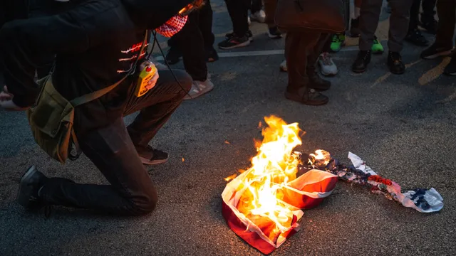 Trump Calls for Unconstitutional Punishment on Flag-Burning