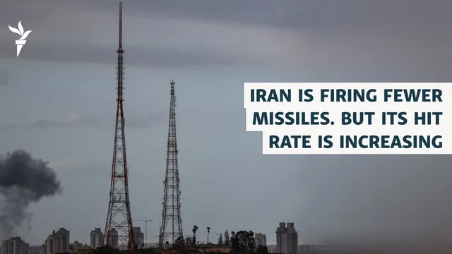 Iran's missile fire plummets while hit rate soars amid war tactics