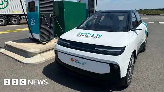 Shell's concept car promises rapid charging for the future of electric vehicles