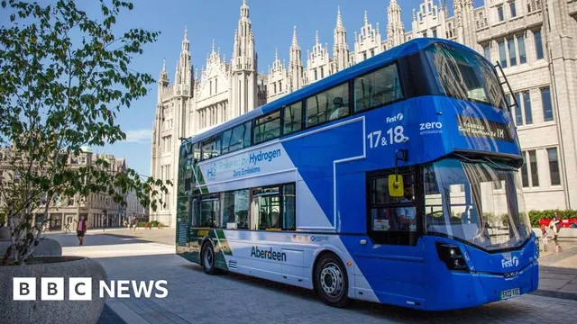 Aberdeen abandons hydrogen double-decker buses in favor of electric vehicles