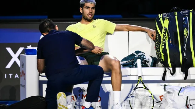 Carlos Alcaraz withdraws from Davis Cup over hamstring injury