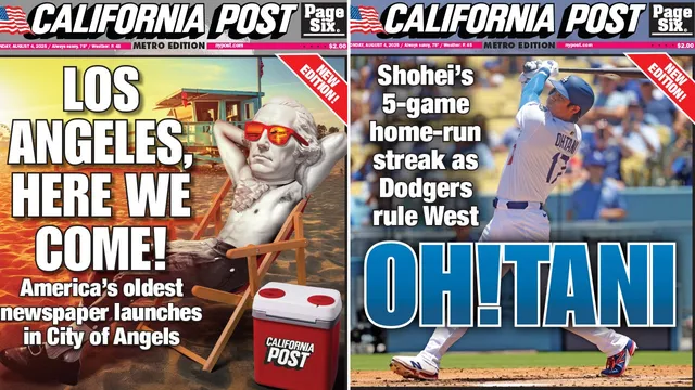 California Post launches new tabloid newspaper for state residents