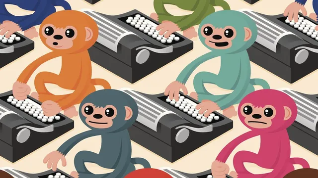 Can monkeys really type Shakespeare's works?