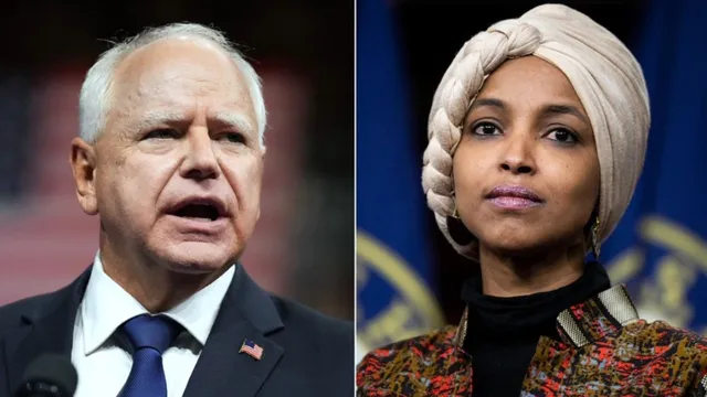 Omar's Opponent Criticizes Walz for Similar Policies