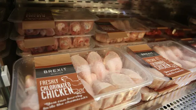 Nigel Farage supports the sale of chlorine-washed chicken in UK trade deal