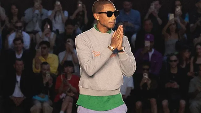 Pharrell Williams debuts Louis Vuitton's India-inspired collection at the Pompidou