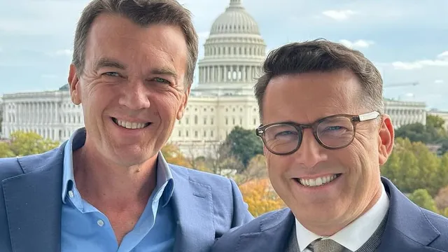 Karl Stefanovic sends a mysterious message as Michael Rowland says goodbye