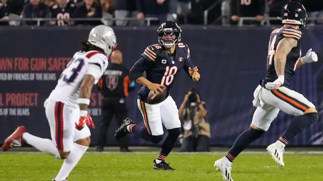 Caleb Williams leads Chicago Bears to 30-24 victory over New England Patriots in NFL game