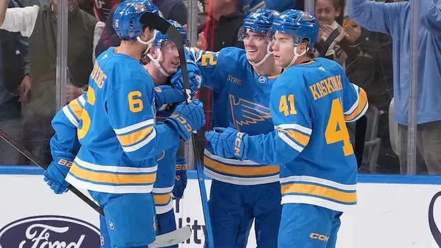St. Louis Blues defeat Vegas Golden Knights 6-2 in NHL game
