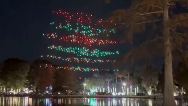 Drones collide and crash into crowd at Orlando holiday show