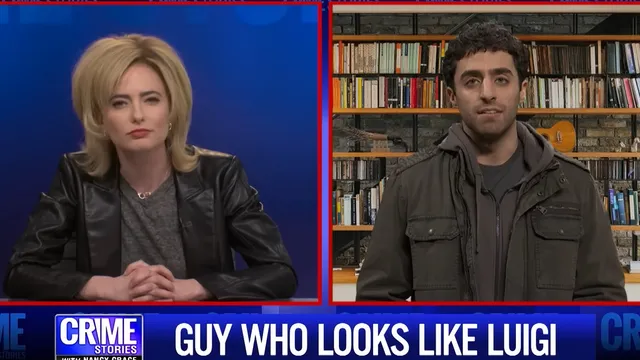 Nancy Grace mocks 'sexy slayer' Luigi Mangione on SNL