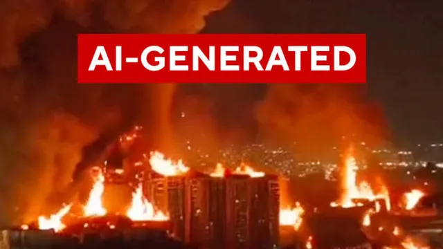 AI video shows aftermath of Israeli airstrike in Beirut