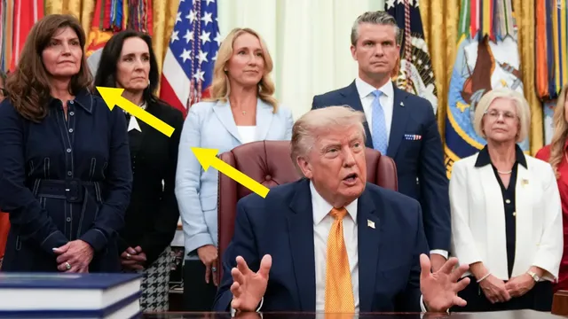 Trump claims entitlement to millions in gifts during military spouse commission signing
