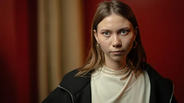 Russian girl Masha Moskalyova, 16, lives in hiding in France after her anti-war drawing led to her father's imprisonment