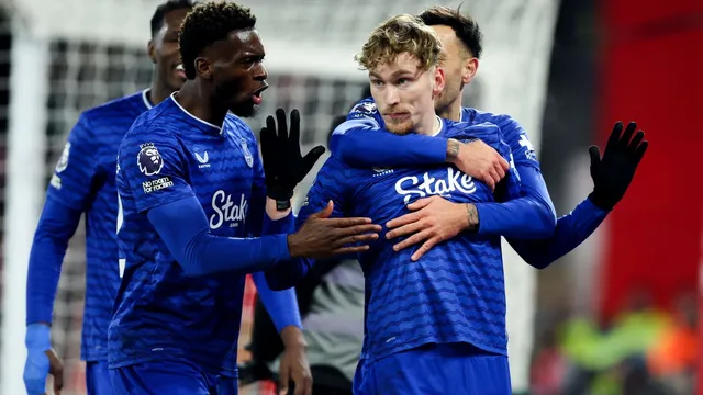 James Garner shines with goal and assist in Everton victory over Forest
